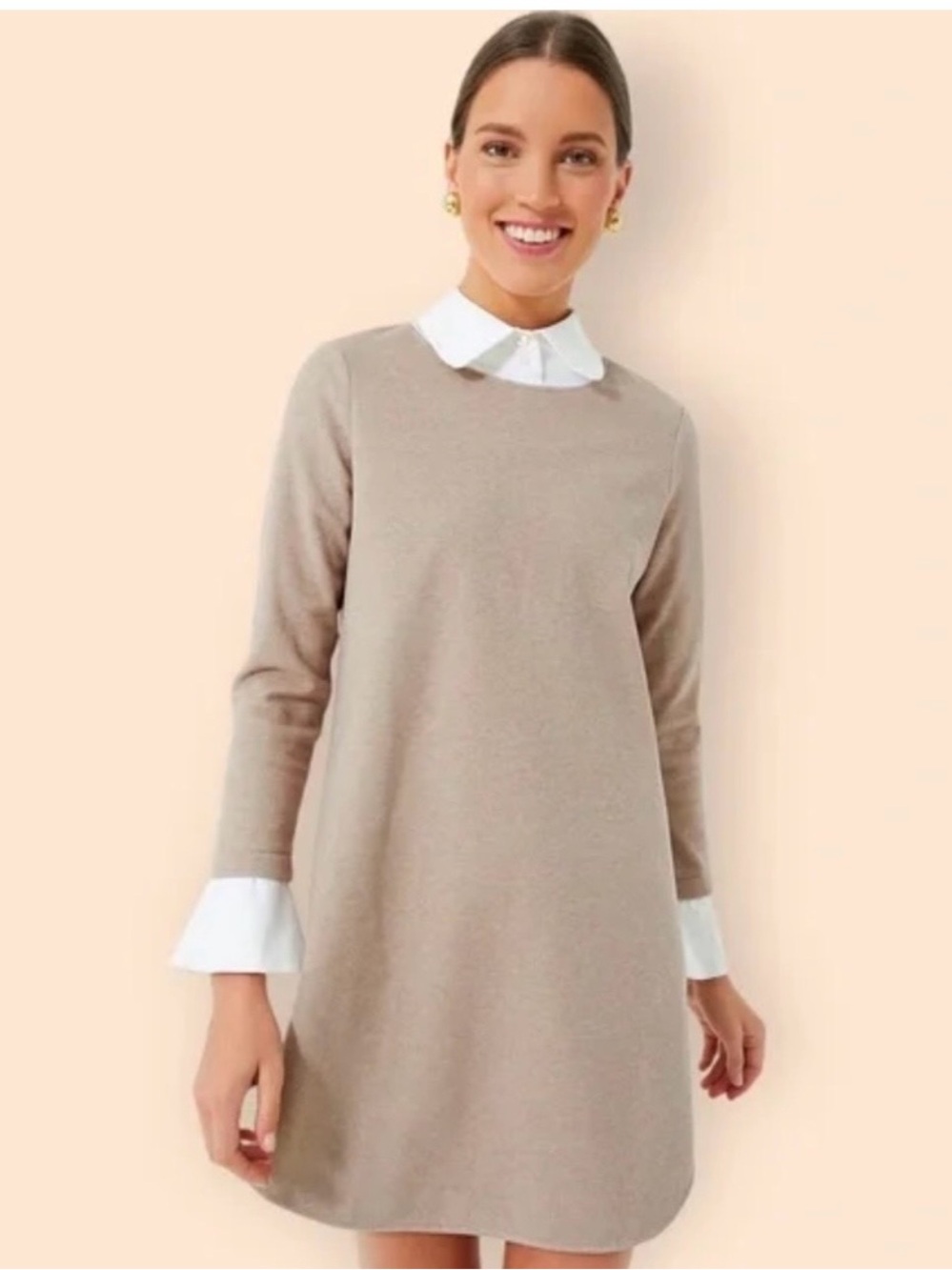Tuckernuck Dakota mini dress. Sandwhisp tan.  Size XS. EUC